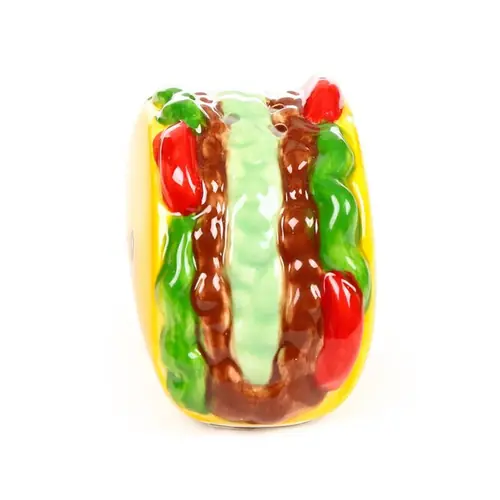 Keramički set za sol i papar Puckator Foodiemals Frida taco i ljuti umak SP111-5