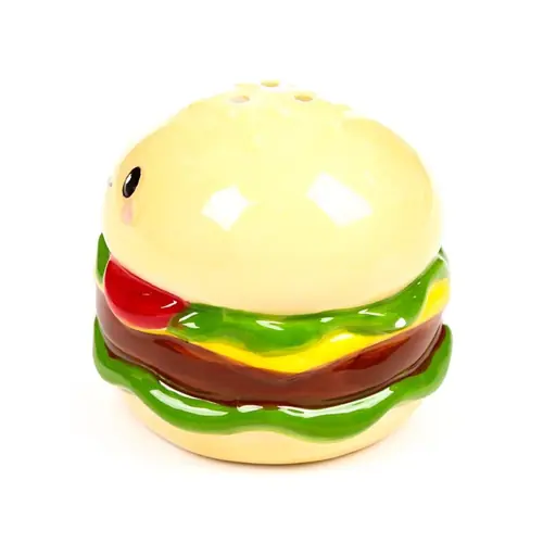 Keramički set za sol i papar Puckator Hammy the Burger & Fries SP113-5