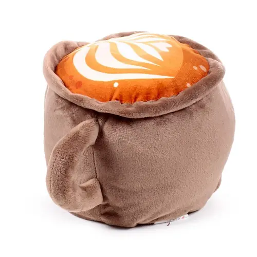 Plišani stoper za vrata Puckator Foodiemals Cappuccino DST168-4
