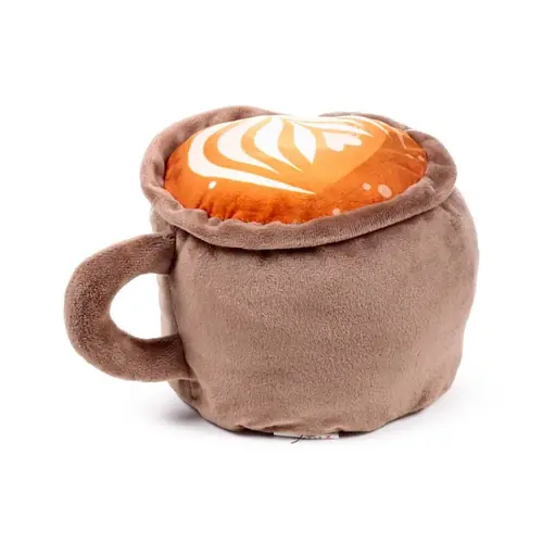 Plišani stoper za vrata Puckator Foodiemals Cappuccino DST168-5