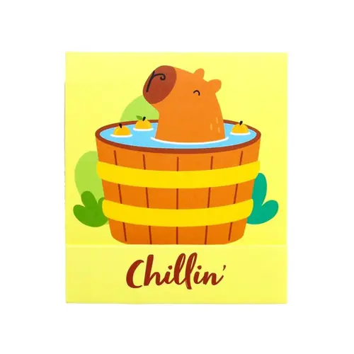 Rašpica (turpija) za nokte u knjižici 6 kom Puckator Capybara sortirano 48/1 NAIL155-4