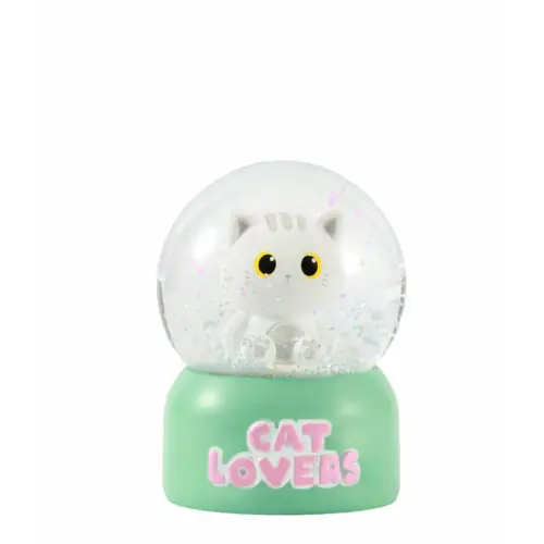 Snow globe iTotal Cat white XL3188-0