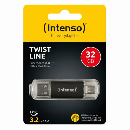 USB stick Intenso 3.2 Flash Drive #3539480 32GB, Twist Line-0