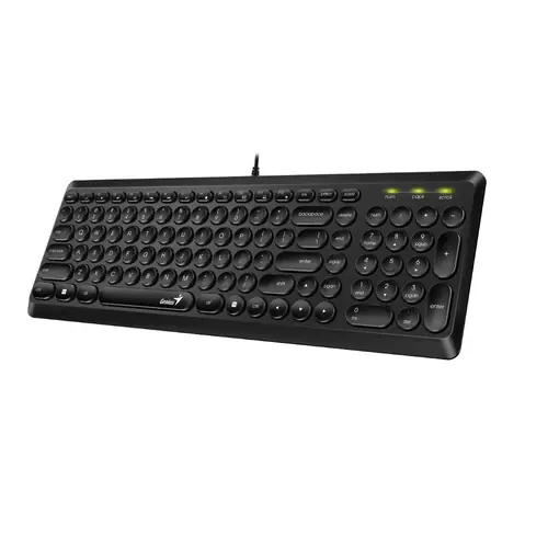 Tipkovnica Genius SlimStar Q200 USB, crna-0