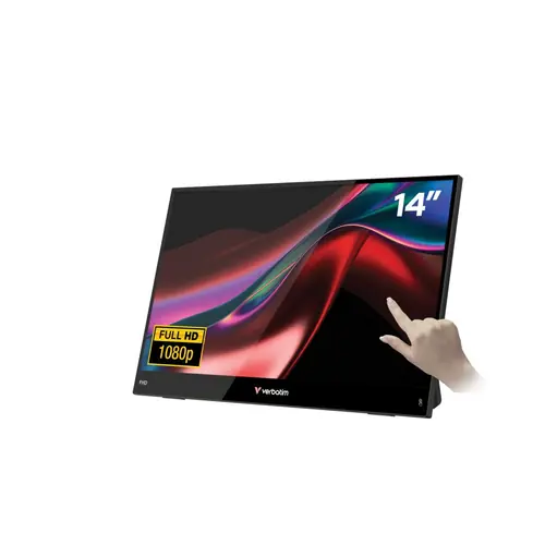 Prijenosni monitor osjetljiv na dodir LIGHT 14" Verbatim #32400 Full HD 1080p, USB-C/HDMI-1