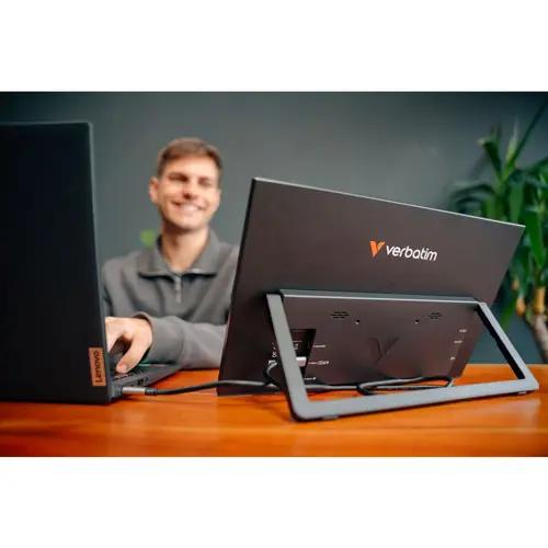 Prijenosni monitor osjetljiv na dodir LIGHT 14" Verbatim #32400 Full HD 1080p, USB-C/HDMI-2