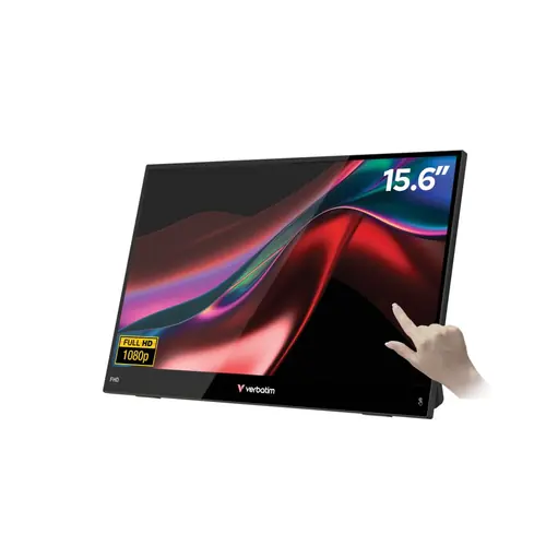 Prijenosni monitor osjetljiv na dodir LIGHT 15.6" Verbatim #32402 Full HD 1080p, USB-C/HDMI-1