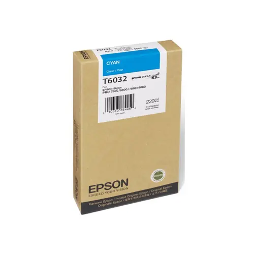 Tinta Epson T603200 STY 7800/9800 cyan 220ml-0