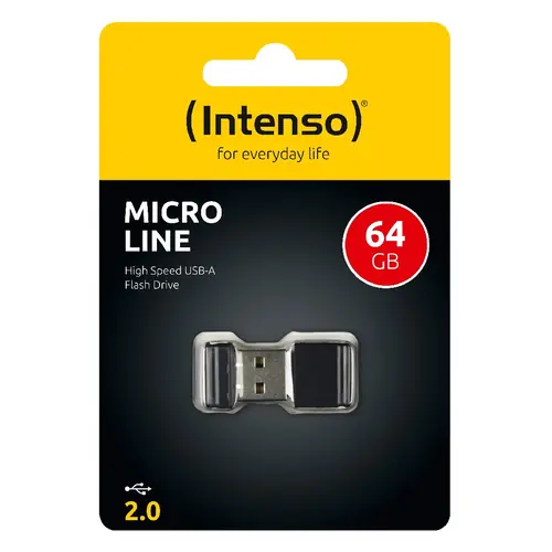 USB stick Intenso 2.0 Flash Drive #3500490 64GB, Micro Line-0