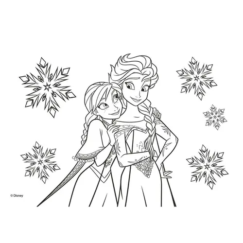 Blok za bojanje Frozen 2 23x33cm 40L 564985-4