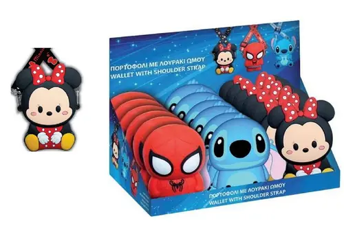 Novčanik dječji Minnie s vezicom za oko vrata 564622 (D)-1