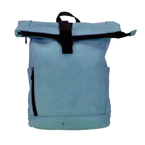 Ruksak Swiss Only s preklopnim (roll-top) zatvaranjem 29x12x42cm 16L nebesko plavi SO-123-SBLUE-0