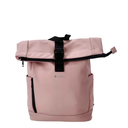 Ruksak Swiss Only s preklopnim (roll-top) zatvaranjem 29x12x42cm 16L ružičasto zlatni SO-123-RG-1
