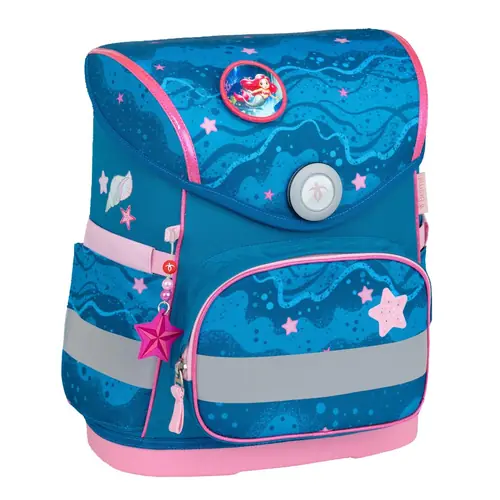 Torba školska Belmil compact with patches mermaid 405-41/AG/B/3-0