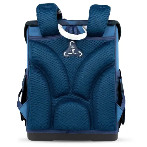 Torba školska Belmil compact with patches wave storm 405-41/AG/B/12-5
