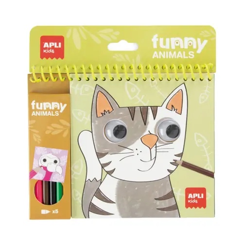 Bojanka Apli Funny Animals sa bojicama 20576-0