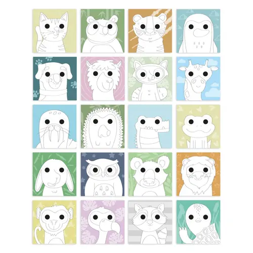 Bojanka Apli Funny Animals sa bojicama 20576-2