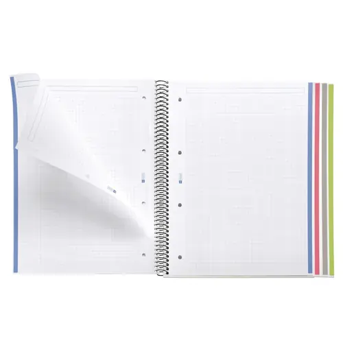 Kolegij blok Miquelrius A4 70g 120L spiralni kocke Lifestyle Surfin’ MR4346-2