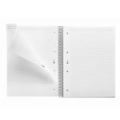 Kolegij blok Miquelrius A4 90g 80L spiralni crte Emotions Black MR4375-2