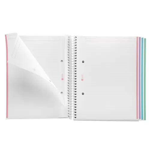 Kolegij blok Miquelrius A5 70g 120L spiralni crte Aurora Santorini MR4251-2