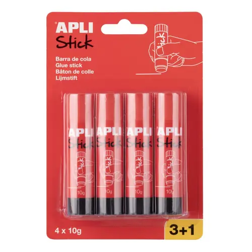 Ljepilo Apli u sticku 10g blister 4 komada 3+1 20458-0