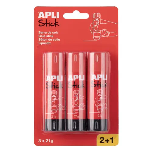Ljepilo Apli u sticku 21g blister 3 komada 2+1 20457-0
