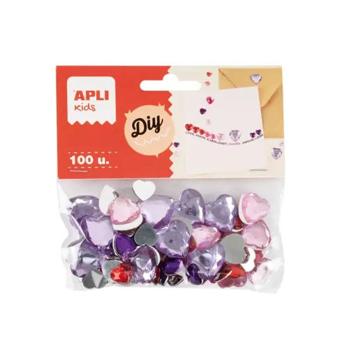 Naljepnice Apli Diamonds Srca 20604-0