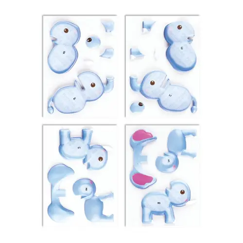 Puzzle 3D Apli Wild Slon 20021-4