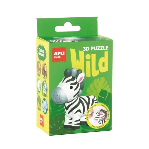 Puzzle 3D Apli Wild Zebra 20024-0