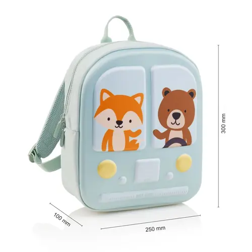 Ruksak mini Miquelrius 1 odjeljak Bus Stop zeleni 10L MR19393-2