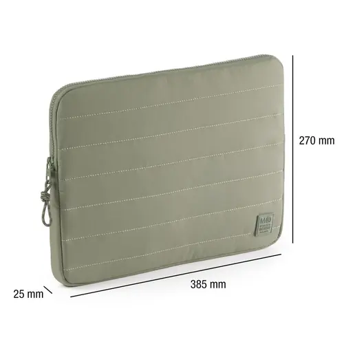 Zaštitna navlaka za prijenosno računalo Miquelrius khaki 15" i 16" 38,5x27x2,5cm MR19599-1