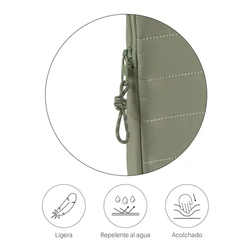 Zaštitna navlaka za prijenosno računalo Miquelrius khaki 15" i 16" 38,5x27x2,5cm MR19599-3