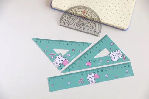 Geometrijski set iTotal Cat bijela 3/1 XL3053-0