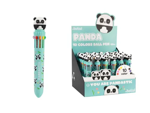 Kemijska olovka iTotal Panda 10 boja 36/1 XL2370I-0