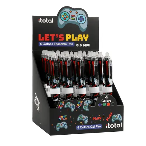 Kemijska olovka iTotal piši briši Let's play 4 boje 25/1 XL1806F-0