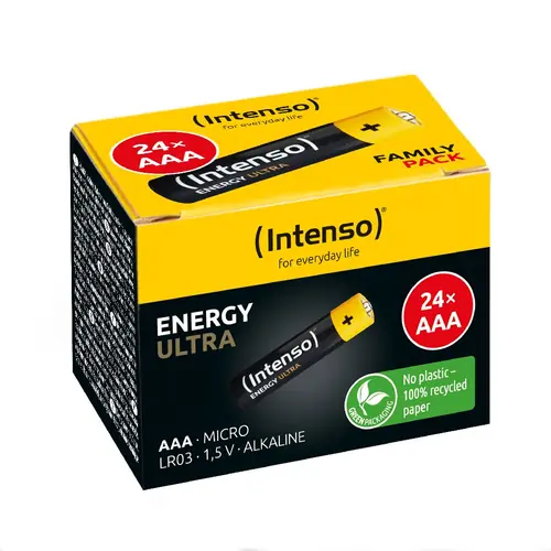 Baterije Intenso #7501814 Energy Ultra, alkalne AAA 1.5V, 24/1-1