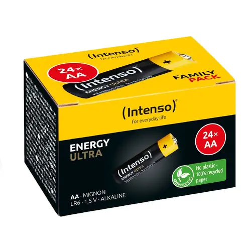 Baterije Intenso #7501824 Energy Ultra, alkalne AA 1.5V, 24/1-1