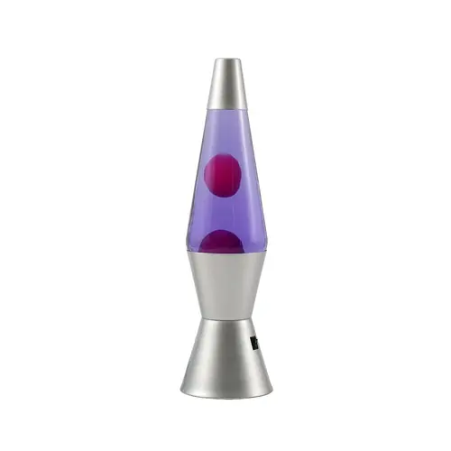 Lava lampa iTotal LED srebrna u ljubičastoj boji XL3327-0