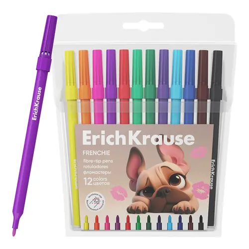 Flomaster ErichKrause Frenchie 12 boja 12/1-0