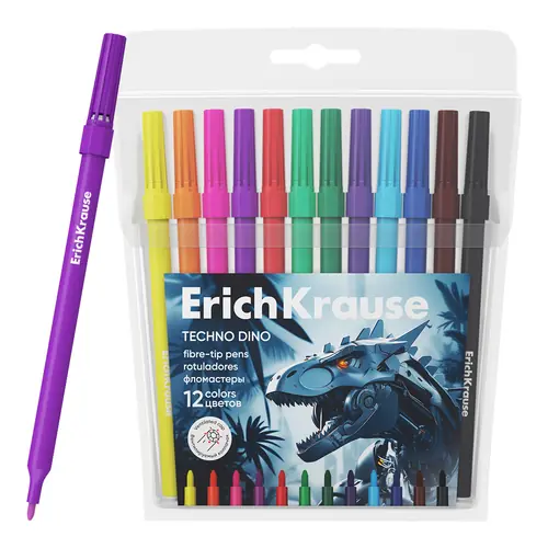 Flomaster ErichKrause Techno 12 boja 12/1-0