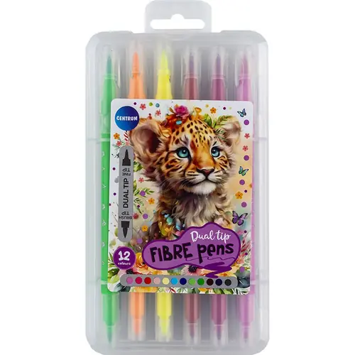 Flomasteri Centrum obostrani 12 boja Art u PVC kutiji 12/1 81322-0
