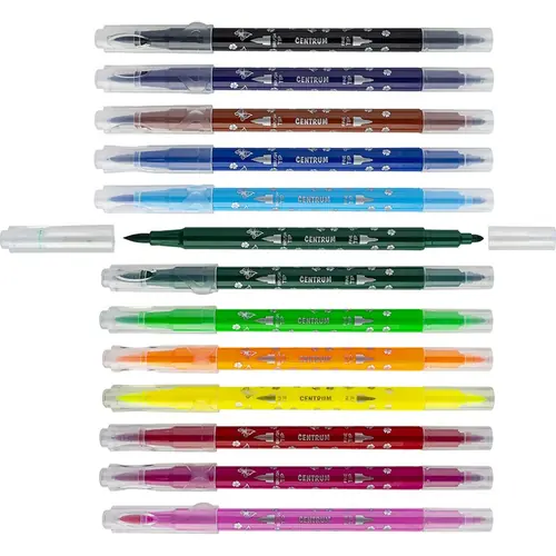 Flomasteri Centrum obostrani 12 boja Art u PVC kutiji 12/1 81322-2