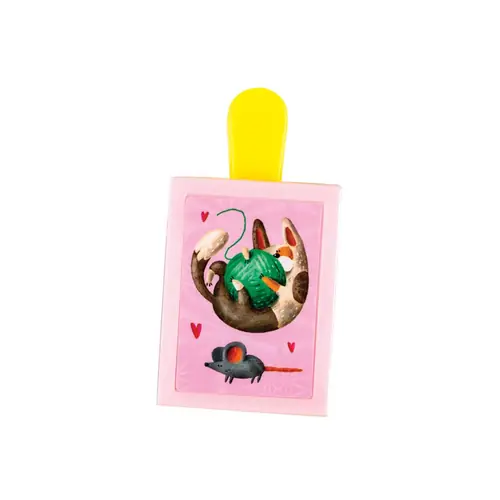 Gumica Centrum Cartoon Animals 38x14x72mm (žuta, plava, roza, ljubičasta) 24/1 80964-3