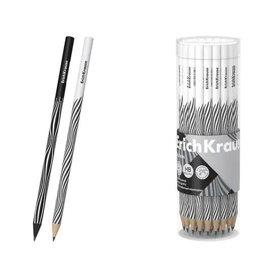 Graphite pencil ErichKrause Illusion HB round assorted 60729-0