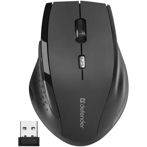 Optički miš Defender Datum bežični Accura MM-365 crni,6D, 800-1600 dpi 52365-1