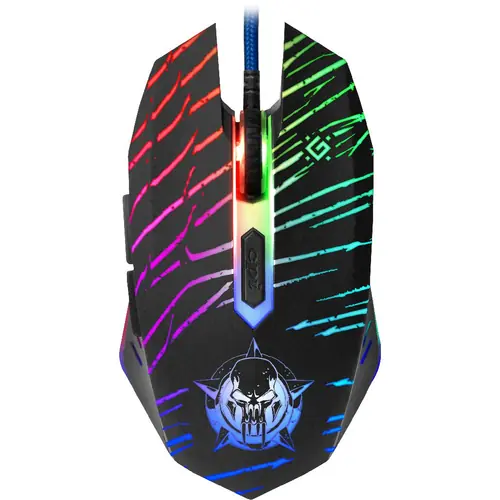 Miš Defender Dark Agent GM-590L, gaming žičani, rainbow-0