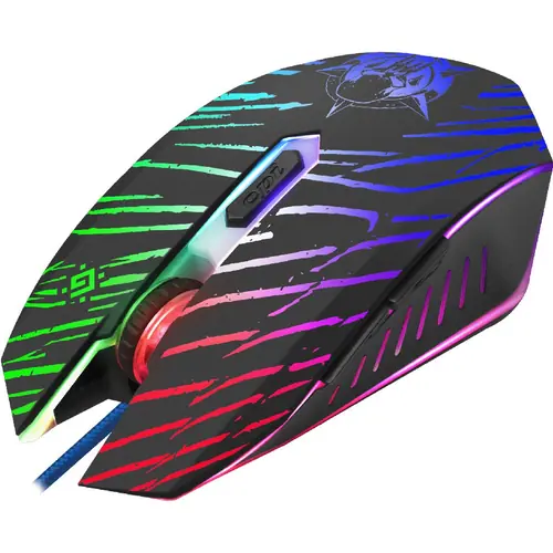 Miš Defender Dark Agent GM-590L, gaming žičani, rainbow-1