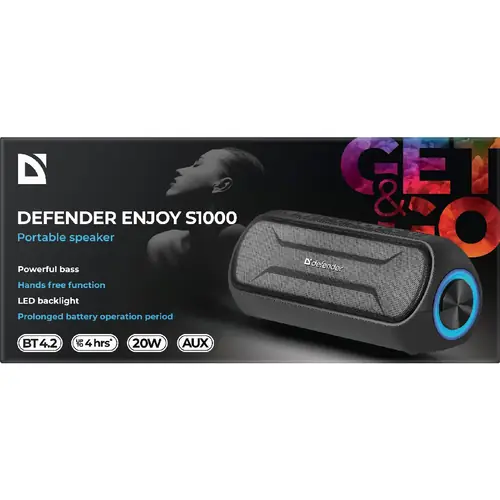Prijenosni zvučnik Defender Enjoy S1000, BT/FM,USB/microSD, RMS 20W-2