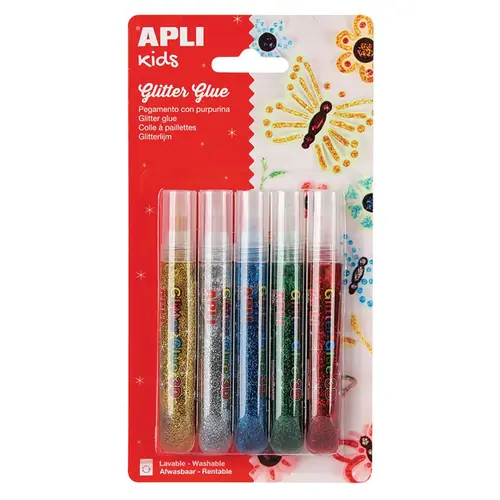 Ljepilo Apli u tubi glitter glue metallic 13ml 5/1 13223-0