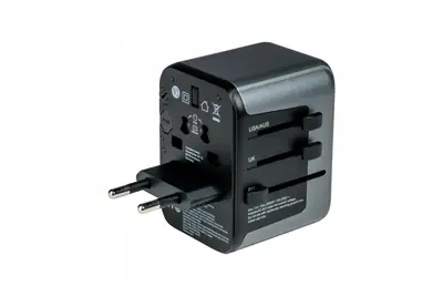 Adapter Verbatim UTA-03 #49545 univerzalni putni USB-C PD & QC, 2 USB-C, 2 USB-A ports-1